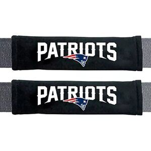 🏈🆕 NEW ENGLAND PATRIOTS SEATBELT SHOULDER PADS - 2 PACK - UNISEX
